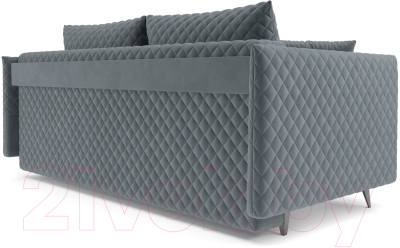 Диван Mebel-Ars Вашингтон (велюр серо-синий HB-178 26)