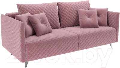 Диван Mebel-Ars Вашингтон (велюр пудра НВ-178 18) - фото