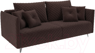 Диван Mebel-Ars Вашингтон (велюр шоколад HB-178 16) - фото