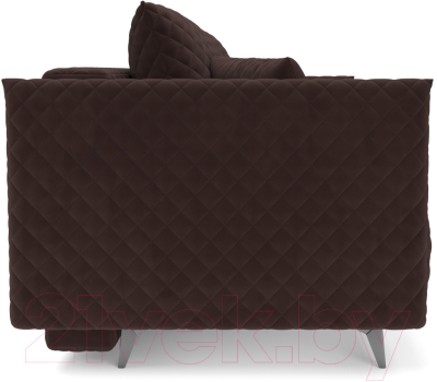 Диван Mebel-Ars Вашингтон (велюр шоколад HB-178 16)