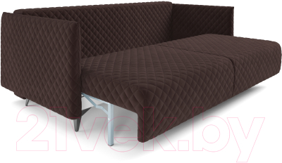 Диван Mebel-Ars Вашингтон (велюр шоколад HB-178 16)