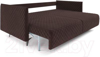 Диван Mebel-Ars Вашингтон (велюр шоколад HB-178 16)