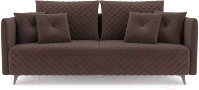Диван Mebel-Ars Вашингтон (велюр молочный шоколад НВ-178 13)