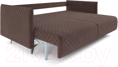 Диван Mebel-Ars Вашингтон (велюр молочный шоколад НВ-178 13)