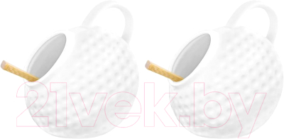 Набор емкостей для хранения Elan Gallery Сфера +ложки / 540394_2 (4пр) - фото