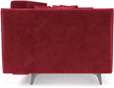 Диван Mebel-Ars Майами (бархат красный Star Velvet 3 Dark Red)