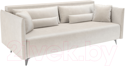 Диван Mebel-Ars Майами (бархат бежевый Star Velvet 6 Light Beige) - фото