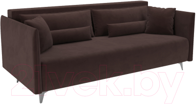 Диван Mebel-Ars Майами (велюр шоколад HB-178 16) - фото