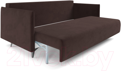 Диван Mebel-Ars Майами (велюр шоколад HB-178 16)