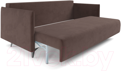 Диван Mebel-Ars Майами (велюр молочный шоколад НВ-178 13)