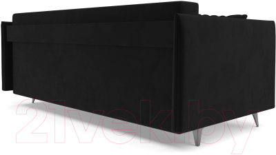 Диван Mebel-Ars Майами (велюр черный НВ-178 17)