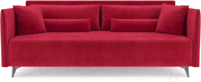 Диван Mebel-Ars Майами (кордрой красный)