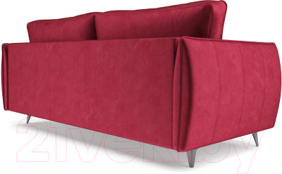 Диван Mebel-Ars Осло (бархат красный Star Velvet 3 Dark Red)