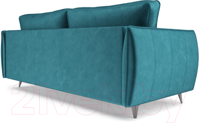 Диван Mebel-Ars Осло (бархат сине-зеленый Star Velvet 43 Black Green)