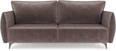 Диван Mebel-Ars Осло (бархат серо-шоколадный Star Velvet 60 Cofee)