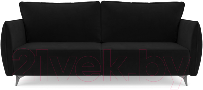 Диван Mebel-Ars Осло (велюр черный НВ-178 17)