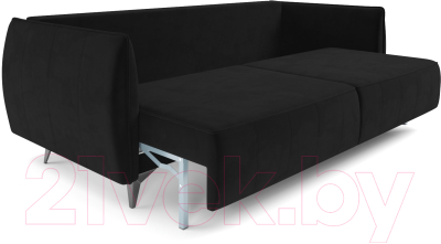 Диван Mebel-Ars Осло (велюр черный НВ-178 17)