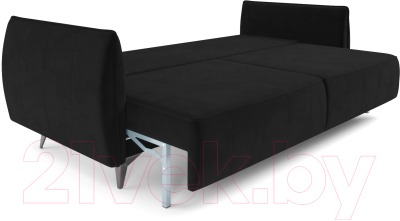 Диван Mebel-Ars Осло (велюр черный НВ-178 17)