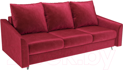 Диван Mebel-Ars Уэльс (бархат красный Star Velvet 3 Dark Red) - фото