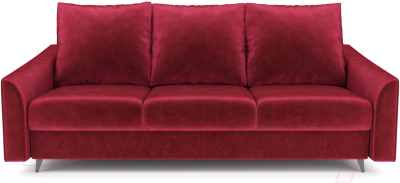 Диван Mebel-Ars Уэльс (бархат красный Star Velvet 3 Dark Red)