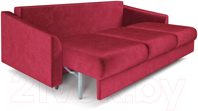 Диван Mebel-Ars Уэльс (бархат красный Star Velvet 3 Dark Red)