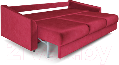 Диван Mebel-Ars Уэльс (бархат красный Star Velvet 3 Dark Red)