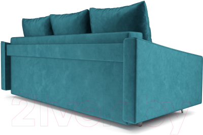 Диван Mebel-Ars Уэльс (бархат сине-зеленый Star Velvet 43 Black Green)