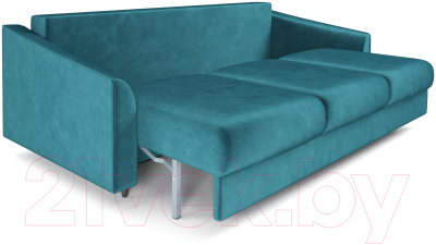 Диван Mebel-Ars Уэльс (бархат сине-зеленый Star Velvet 43 Black Green)