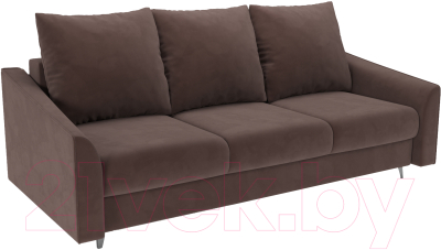 Диван Mebel-Ars Уэльс (велюр молочный шоколад НВ-178 13) - фото