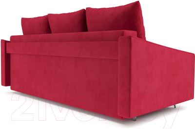Диван Mebel-Ars Уэльс (кордрой красный)