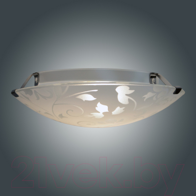 Потолочный светильник Элетех Эрика 250 НПБ 01-60-130 М15 / 1005206090 (матовый белый/металлик)