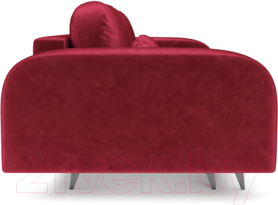 Диван Mebel-Ars Цюрих (бархат красный Star Velvet 3 Dark Red)
