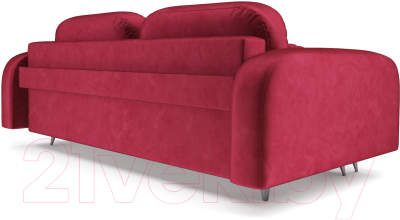 Диван Mebel-Ars Цюрих (бархат красный Star Velvet 3 Dark Red)