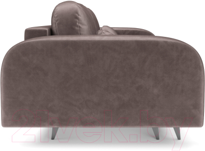 Диван Mebel-Ars Цюрих (бархат серо-шоколадный Star Velvet 60 Cofee)