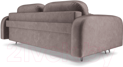 Диван Mebel-Ars Цюрих (бархат серо-шоколадный Star Velvet 60 Cofee)