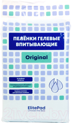 Одноразовая пеленка для животных ElitePad Original 60x60см 2568/EP - фото
