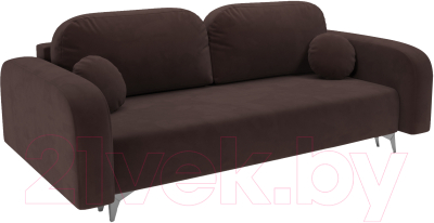 Диван Mebel-Ars Цюрих (велюр шоколад HB-178 16) - фото