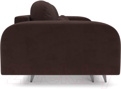 Диван Mebel-Ars Цюрих (велюр шоколад HB-178 16)