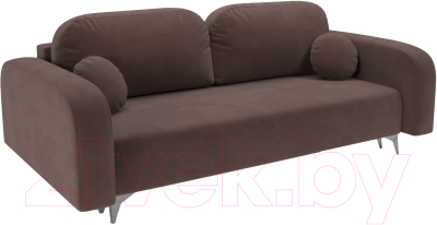 Диван Mebel-Ars Цюрих (велюр молочный шоколад НВ-178 13) - фото