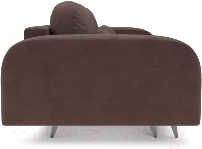 Диван Mebel-Ars Цюрих (велюр молочный шоколад НВ-178 13)