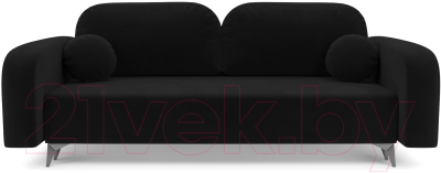 Диван Mebel-Ars Цюрих (велюр черный НВ-178 17)