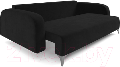 Диван Mebel-Ars Цюрих (велюр черный НВ-178 17)