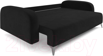 Диван Mebel-Ars Цюрих (велюр черный НВ-178 17)