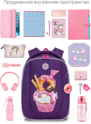 Школьный рюкзак Grizzly RAf-392-1