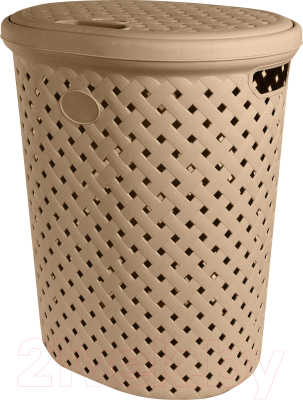Корзина для белья Plast Team Rattan PT408711015 - фото