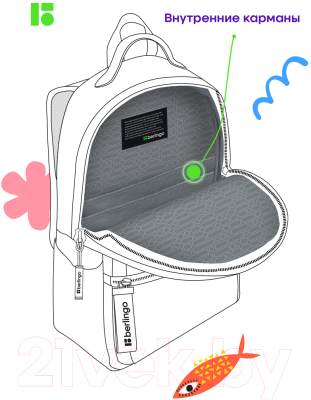 Школьный рюкзак Berlingo Futureal / RU090S12