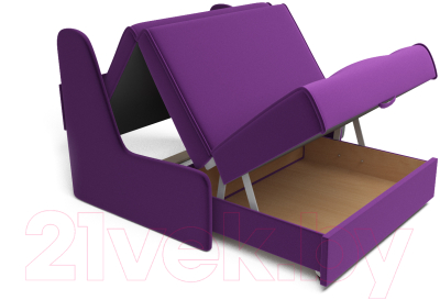 Диван Mebel-Ars Аккордеон №2 (фиолетовый)