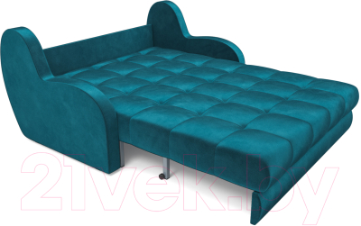 Диван Mebel-Ars Аккордеон Барон (бархат сине-зеленый Star Velvet 43 Black Green)