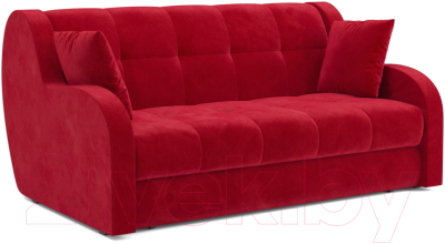 Диван Mebel-Ars Аккордеон Барон (красный кордрой) - фото