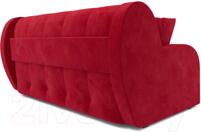 Диван Mebel-Ars Аккордеон Барон (красный кордрой)